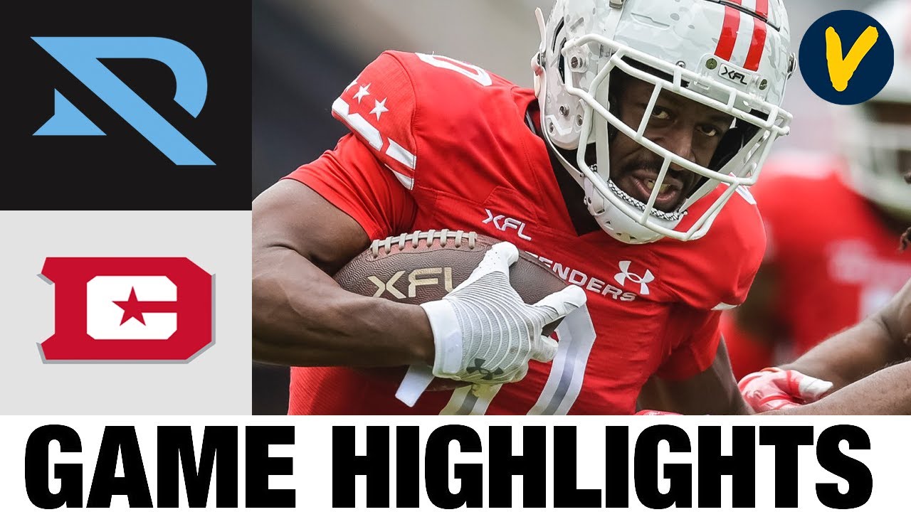 Arlington Renegades vs DC Defenders Week 9 2023 XFL Highlights