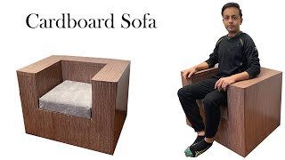 cardboard sofa || गत्ता से सोफा बनाईए