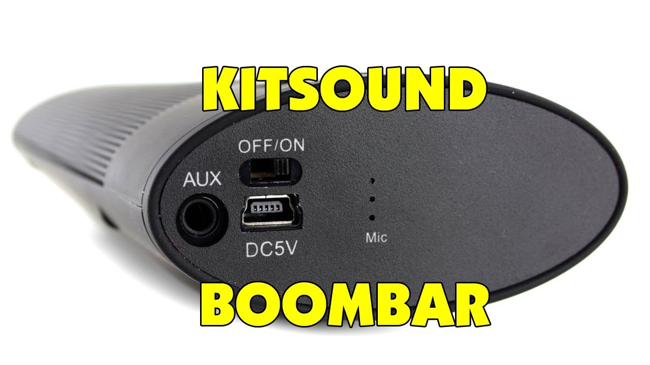 kitsound boombar bluetooth speaker