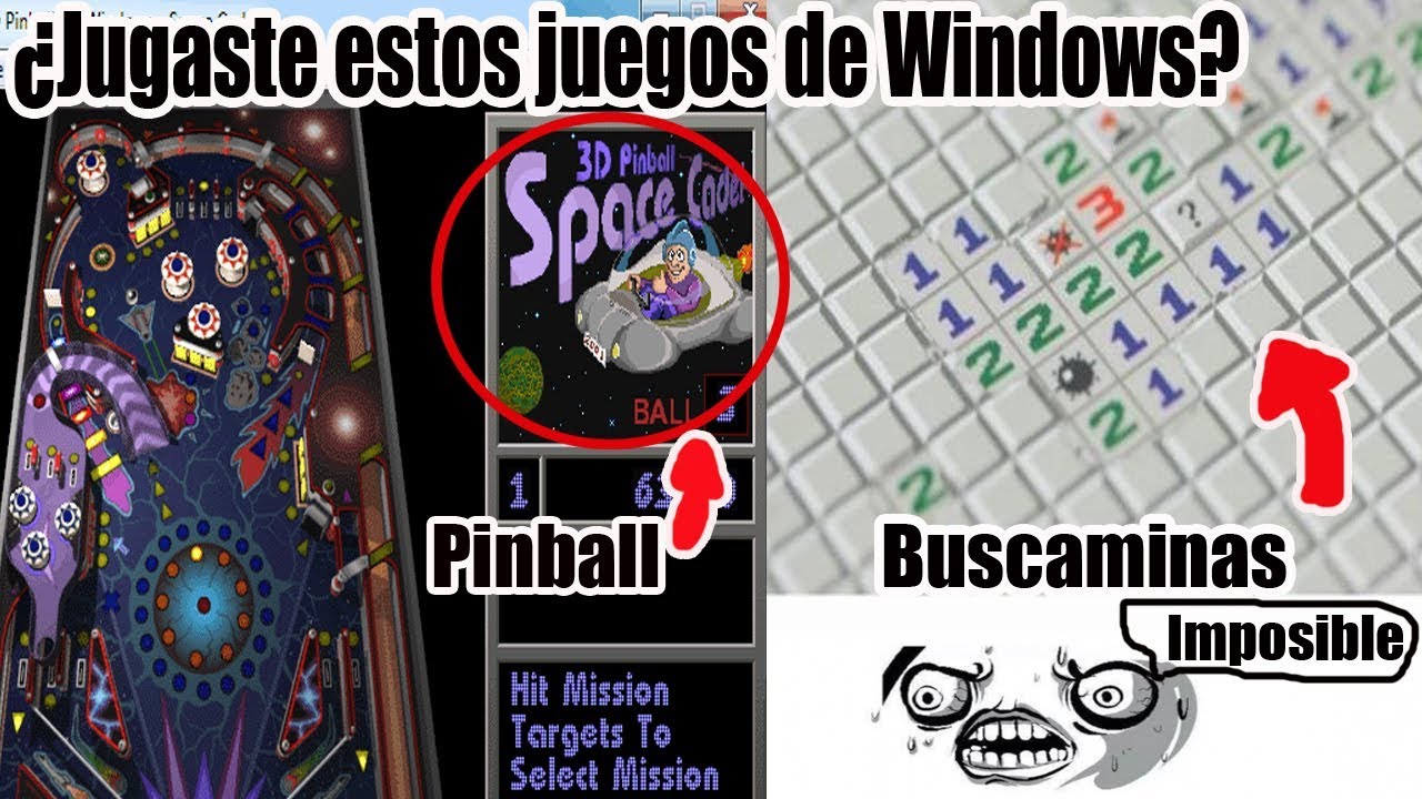 Top 5 Juegos Clasicos De Windows 95 97 Xp Y 7 Que Marcaron A Una Generacion De Jugadores Youtube