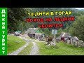 БЕСТРОПИЕ ВЫСОКОГОРНОГО Кавказа. Встреча с МЕДВЕДЕМ! Поход на озеро Ачипста и ледник Челипси