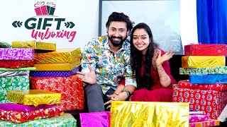 ഞങ്ങളുടെ വിവാഹ സമ്മാനങ്ങൾ കാണണ്ടേ | Our Wedding Gifts Unboxing | Alice Christy