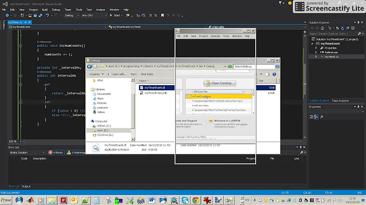 Labview - create and use Visual Studio C# DLL