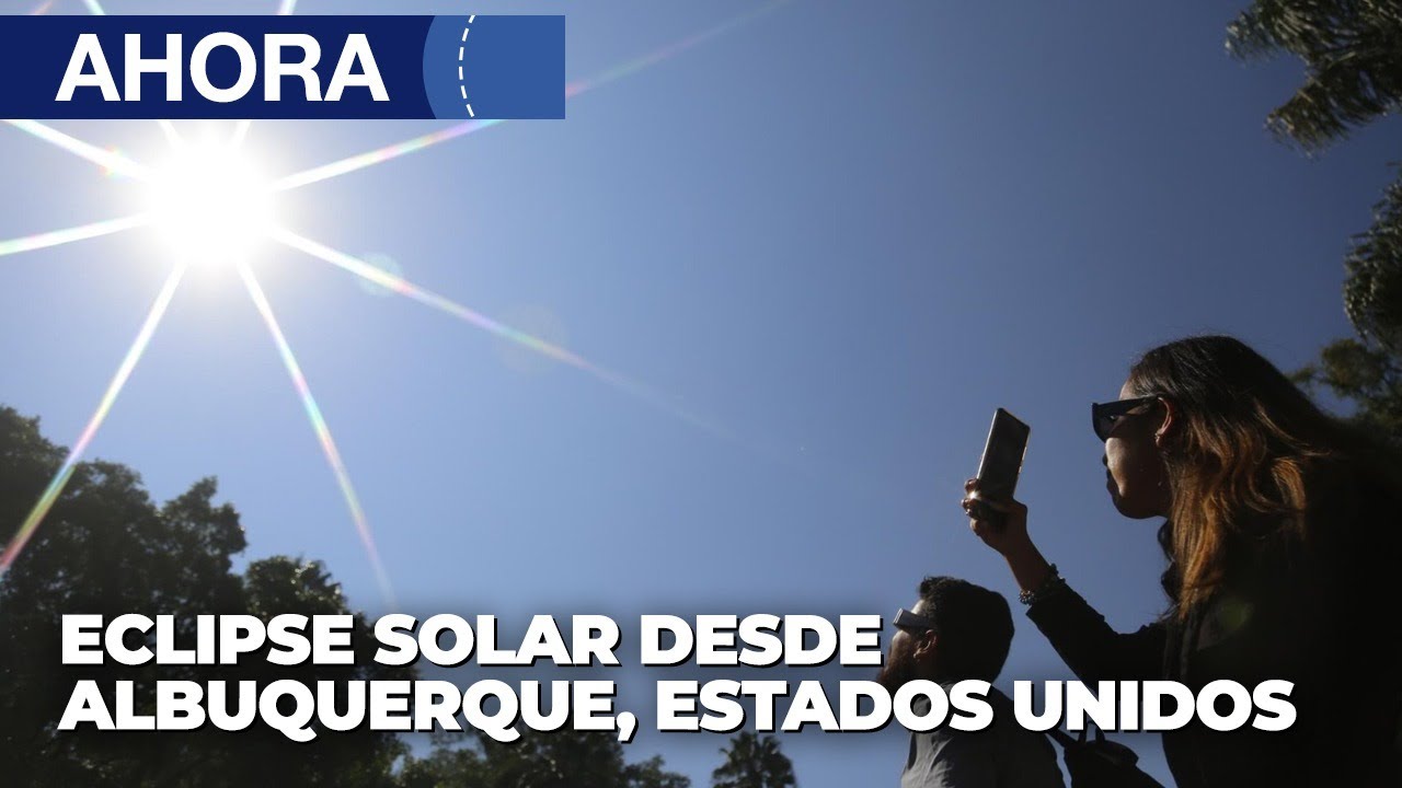 Eclipse Solar desde Albuquerque 14Oct YouTube