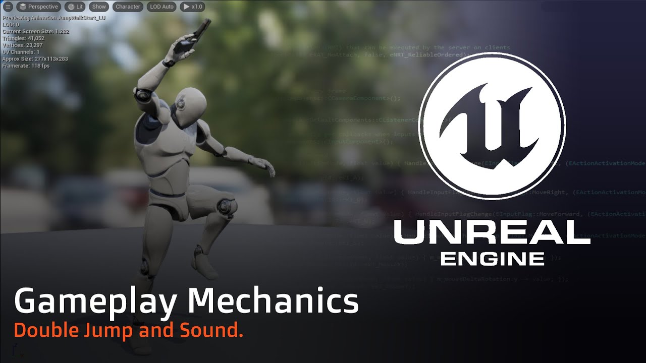 Game play Mechanics con Unreal Engine 5 y C++ - Double Jump and Sounds ...