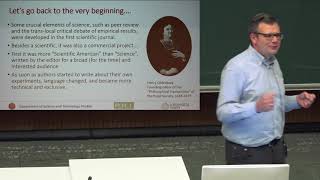 Rethinking Academia 1  Maximilian Fochler: Historical Overview on Scientific Publishing