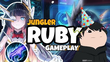 RUBY 🔥 | RUBY CORE/JUNGLER | RUBY FULL GAMEPLAY 2025 | BIRTHDAY SPECIAL VIDEO BY: ikanji | MLBB