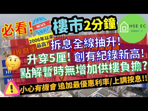 必看❗美聯儲暫停加息❗本港銀行同業拆息全線抽升，點解暫無增加供樓負擔❓小心有機會追加最優惠利率或上調按息❗新盤新聞 樓市新聞 新盤 放送 新樓盤 睇 新樓 香港樓市 買樓 睇樓  hseec 港樓專家