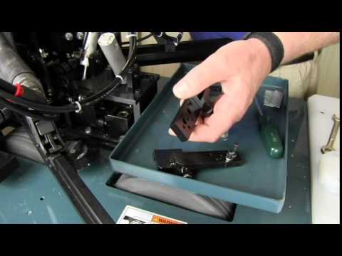 Norfield 450 Stop Stitcher 'How To' on Adjusting the Stop Assemblies & Powerfeed Wheels
