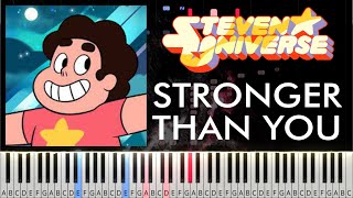 Steven Universe - Stronger Than You - Piano Tutorial - Advanced Arrangement