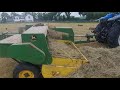 John deere 456a square baler.