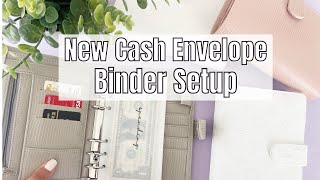 New Cash Envelope Binder Setup | Setting Up My New Binders | Wallet, Sinking Funds & Savings