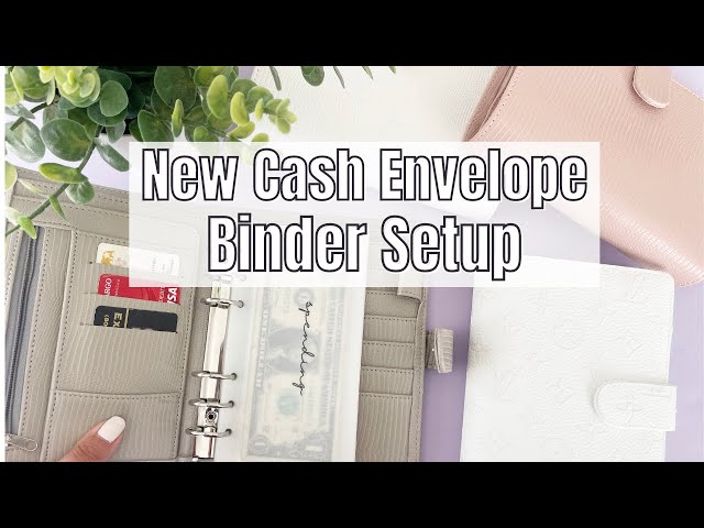 SETTING UP MY NEW CASH ENVELOPE BINDERS, BILL BINDERS