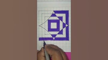 very easy 3d #drawing #illusionon graph papar #art #trending#satisfyingvideo