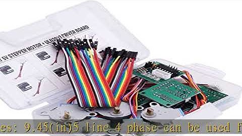 LAFVIN 5 Sets 28BYJ-48 ULN2003 5V Stepper Motor + ULN2003 Driver Board for Arduino