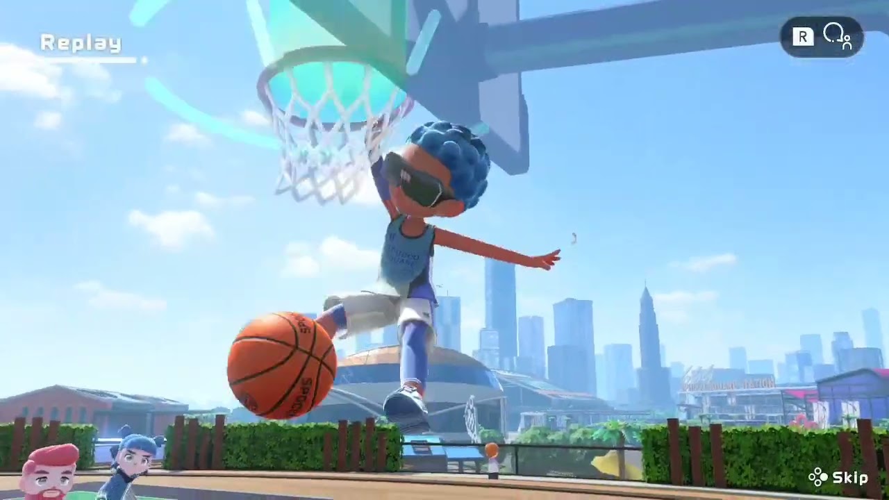 Nintendo Switch Sports Basketball Gameplay - YouTube