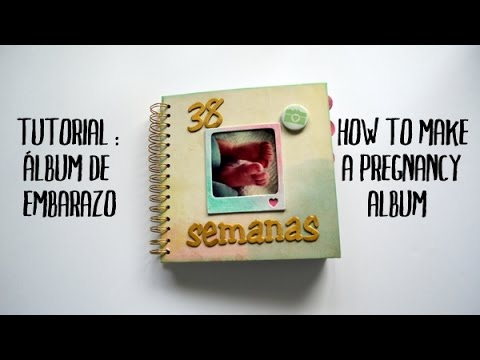 Libro embarazo diario álbum para embarazada de recuerdos del embarazo 