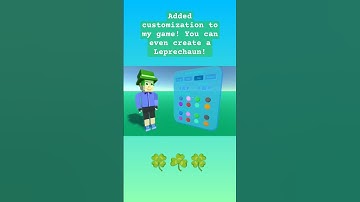 Added customization to my game!! #gamedev #indiegame #games #gaming #minecraft #roblox