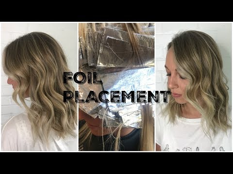 Foil Placement Money Pieces And Root Smudging Youtube