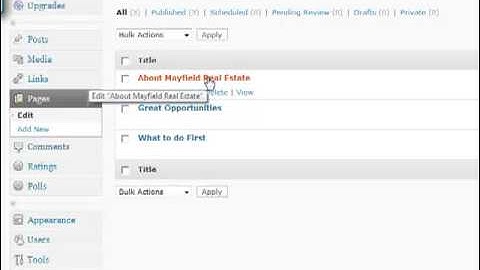 Lesson5, Using WordPress to Create a Recruiting Web Site