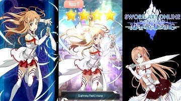 SAO Memory Defrag Gacha Roll 【Lightning Flash 】Asuna ★4