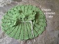 🎀vestido a crochet para niñas de 1 año#tejidosbebe #crochet