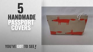 Top 10 Handmade Passport Covers [2018]: Handmade Oilcloth Make Up Cosmetic Bag - Scion Orange Mr