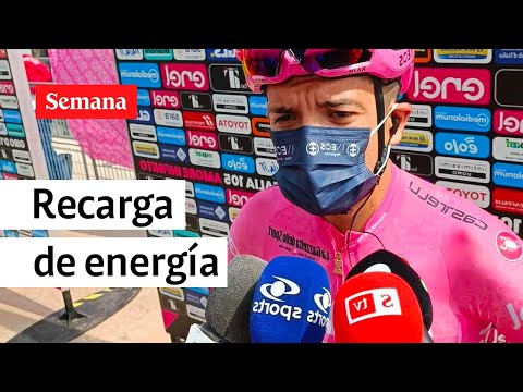 Richard Carapaz enterneció al mundo por celebración con sus hijos | Giro de Italia 2022