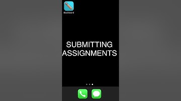 Blackboard Student Tutorial - How to Submit an Assignment on the Blackboard App