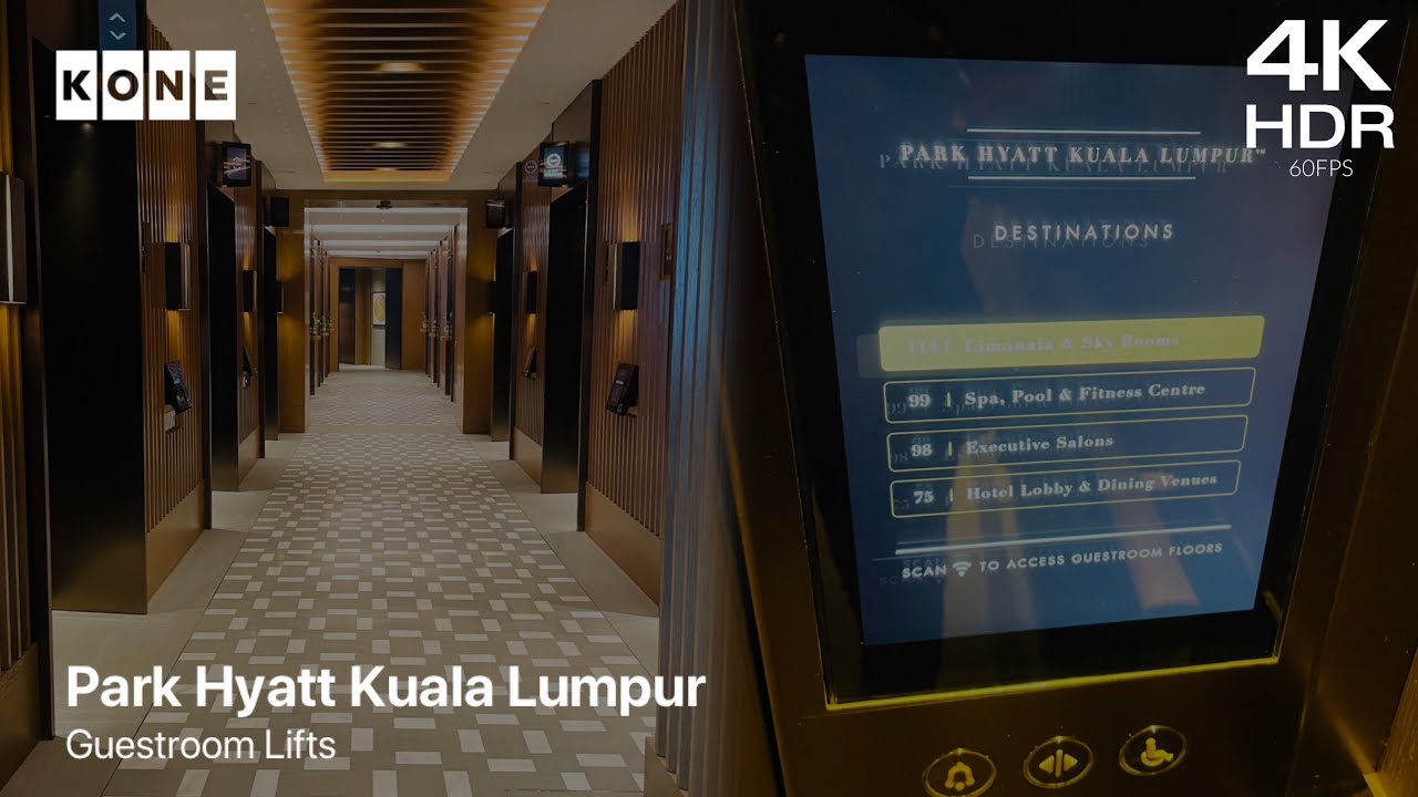 (Malaysia Day Special) 4x KONE MiniSpace MR [Guestroom Lifts] @ Park Hyatt Kuala Lumpur