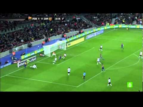 FC Barcelona 9 - 0 L'Hospitalet Copa del Rey  22.12.2011