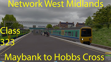 OpenBVE - Network West Midlands, Maybank to Hobbs Cross (Class 323)
