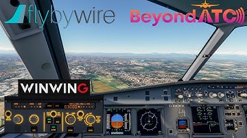 FBW A320 + WINWING FCU + BEYONDATC I LANDING IN MILAN (LIML) I ITALY I  MSFS