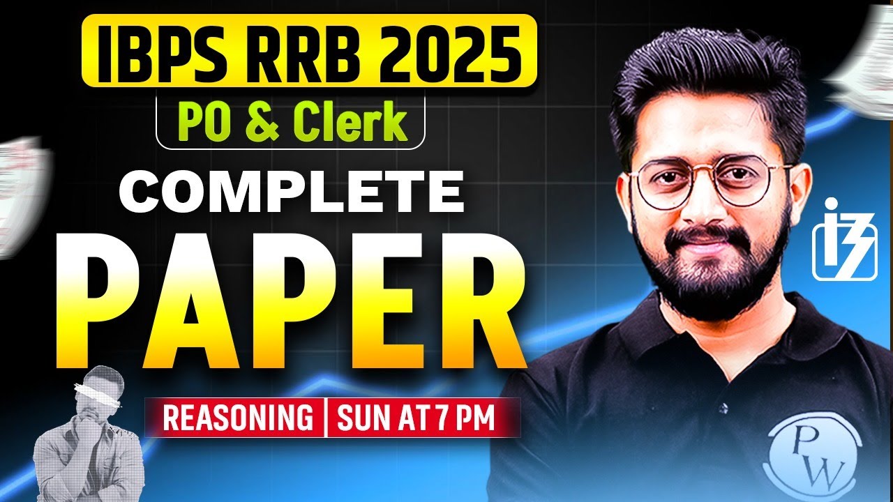 IBPS RRB PO/Clerk 2025 | IBPS RRB Reasoning Most Expected Paper | by ...