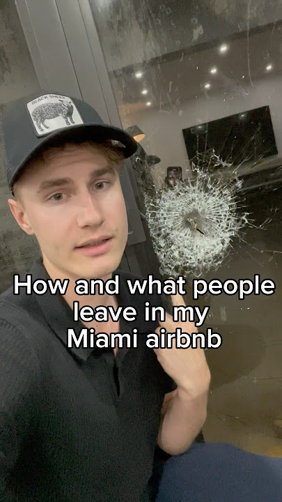 How people left my Miami AirBnB