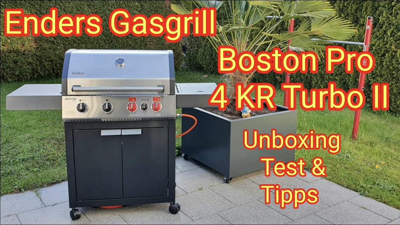 Enders Gasgrill Boston Pro 4 KR Turbo II | ALDI SÜD | Unboxing,Test, Tipps  & Infos - YouTube