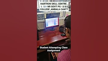 Hartron Skill Centre, Ambala Cantt #computertraining #computer #informationtechnology