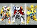 DIGIMON Gameplay ( WarGreymon x Omnimon x Maganamon ) | #digimon  Custom MOD Battle  GAMEPLAY