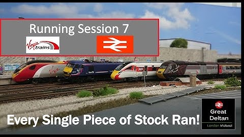 Great Deltan N Gauge-Running session 7, Every single piece of Stock!