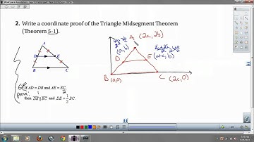 Geo 6.9 Proofs using Coordinate Geometry