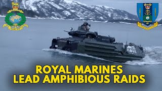 Royal Marines lead amphibious raids begin