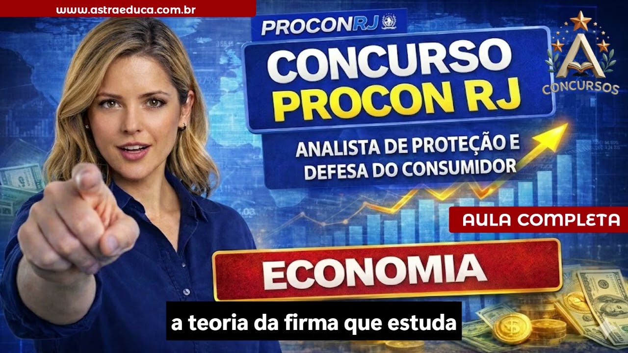 ECONOMIA | Concurso PROCON-RJ | Analista de Proteção e Defesa do Consumidor | C. Específicos