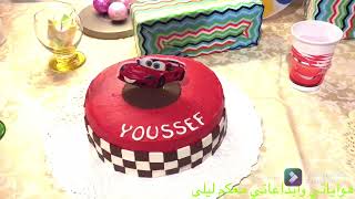 Cake design : Flash McQueen et Licorne تزيين كيكة عيد الميلاد : ماكوين البرق ويونكورن🎂🎉🥳