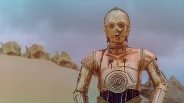 C-3PO And R2D2 Argue scene- STAR WARS (a new hope)