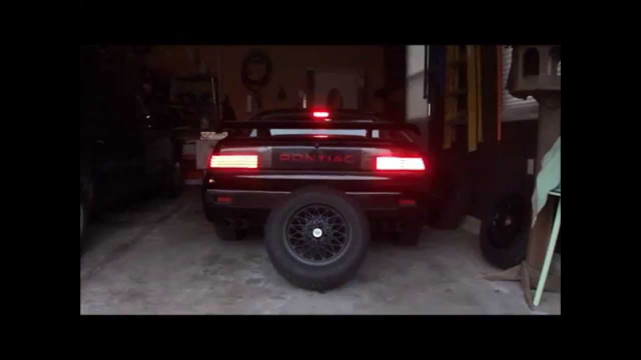 LED Fiero Tail lights on car