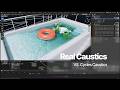 Water Caustics in Blender. Using Real Caustics
