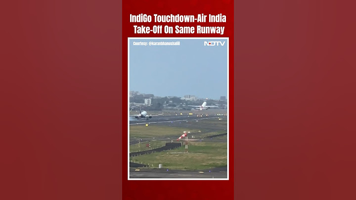 Close Call In Mumbai, IndiGo Touchdown-Air India Take-Off On Same Runway