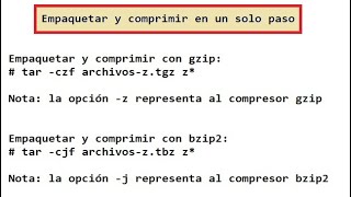 Empaquetar con tar y comprimir con gzip o bzip2 en un solo paso. IC&HHAS 2021-04-20.