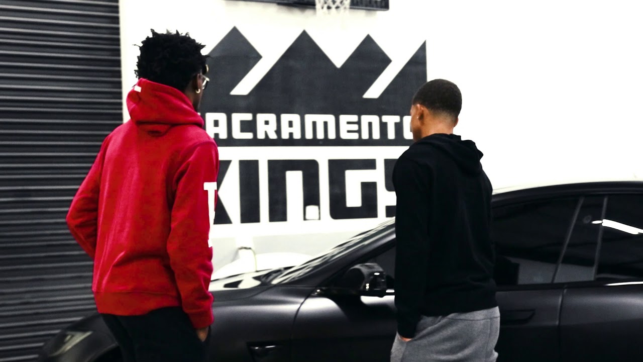 DEAARON FOX LOVES HIS CUSTOM TESLA! - YouTube
