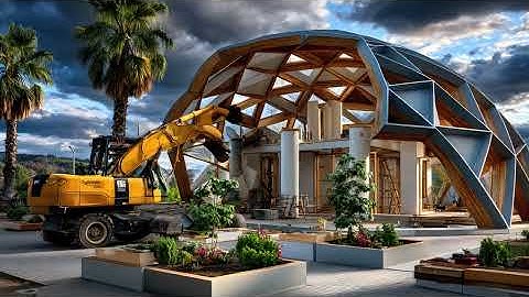 🌿 Modern Sustainable Geodesic Dome Design Ideas | Eco-Friendly Architecture Meets Futuristic Living